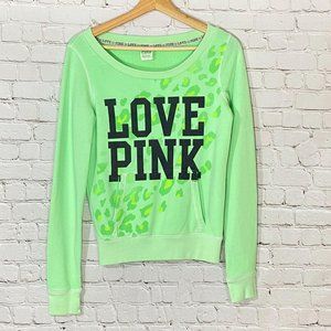 Victorias Secret Love Pink Sweatshirt Neon XS